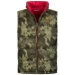 Hackett London Army Camouflage Hommes Gilet réversible HM402235-0AA - Sport Outlet