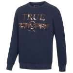 True Religion Trucci Sequin Crew Hommes Sweat-shirt M19HF28N7G-3921 - Sport Outlet