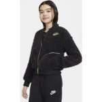 Veste en sherpa à zip Nike Sportswear pour Fille plus âgée - Noir - Nike