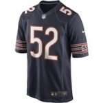 Maillot de football américain NFL Chicago Bears (Khalil Mack) pour Homme - Bleu - Nike