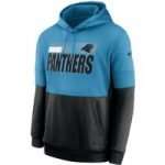 Sweat à capuche Nike Therma Team Name Lockup (NFL Carolina Panthers) pour Homme - Bleu - Nike