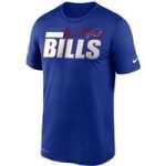 Tee-shirt Nike Dri-FIT Team Name Legend Sideline (NFL Buffalo Bills) pour Homme - Bleu - Nike