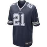 Maillot de football américain NFL Dallas Cowboys (Ezekiel Elliott) pour Homme - Bleu - Nike