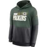 Sweat à capuche Nike Therma Team Name Lockup (NFL Green Bay Packers) pour Homme - Vert - Nike