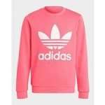 adidas Originals Sweat-shirt Trefoil Crew - Hazy Rose / White