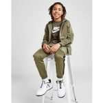 Nike Sweat à Capuche Sportswear Air Max Junior - Medium Olive/Black