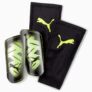 PUMA Protège-tibias de football ULTRA Flex Sleeve, Jaune/Noir, Taille M, Accessoires